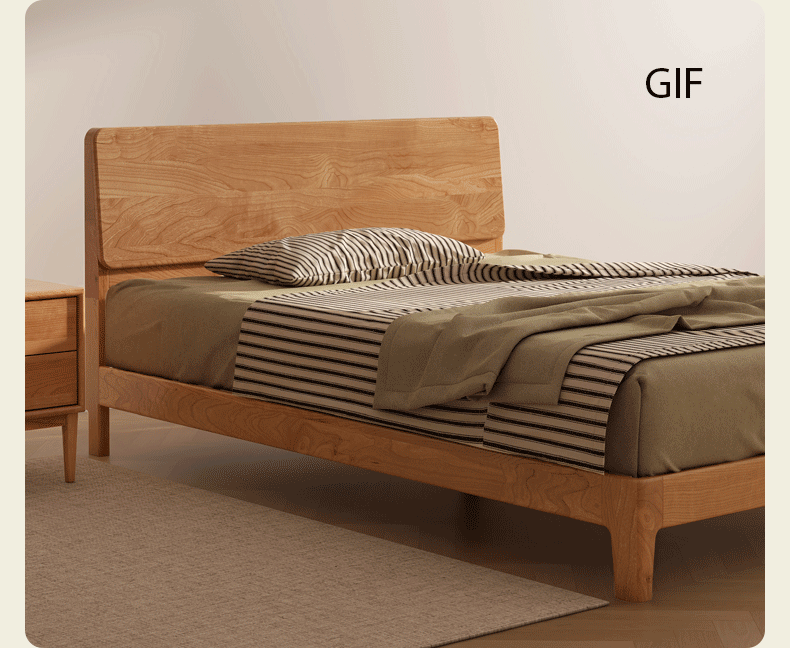 Cherry solid wood bed - SPECIAL PRICE
