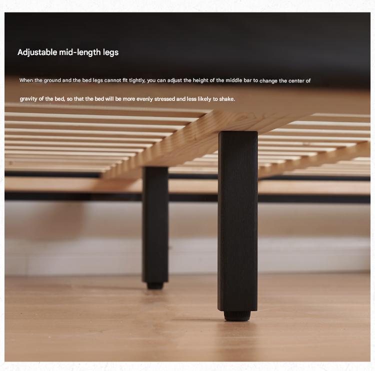 Oak Solid Wood Luminous Suspended Bed