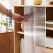 Oak solid wood side cabinet slide door"