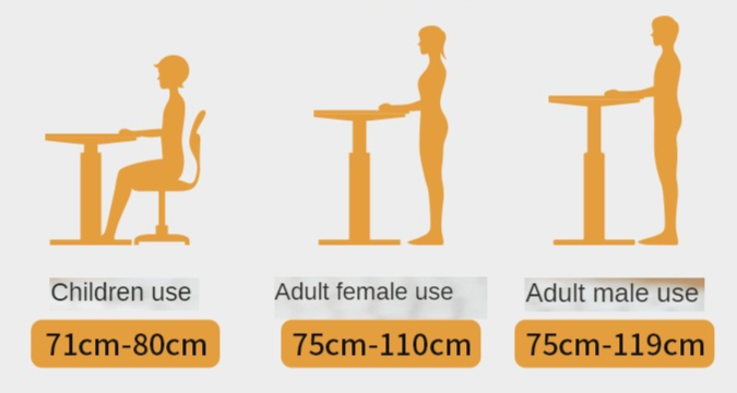 Beech Solid Wood Smart Electric Lifting Standing Desk