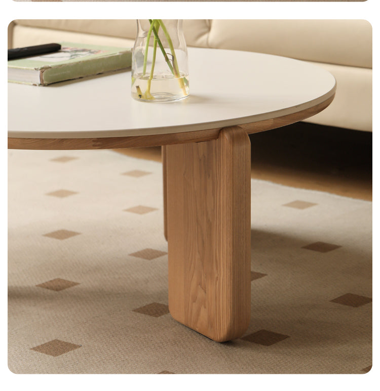 Oak, Ash, Poplar Solid Wood Slate Coffee Table