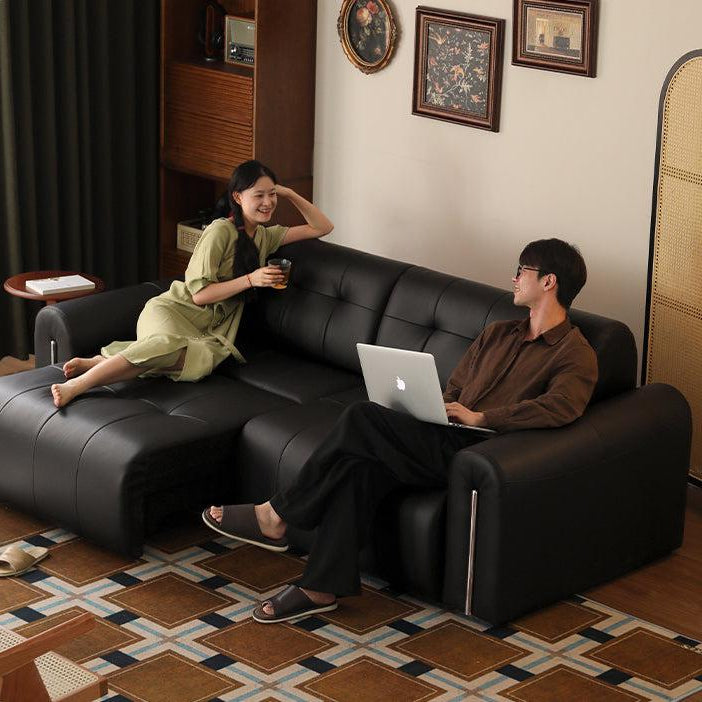 Electric Sofa Bed with Italian Retro Silhouette