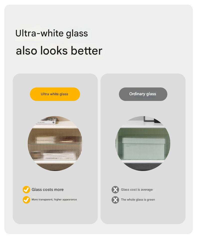 Solid Rubberwood White Floor TV Cabinet.