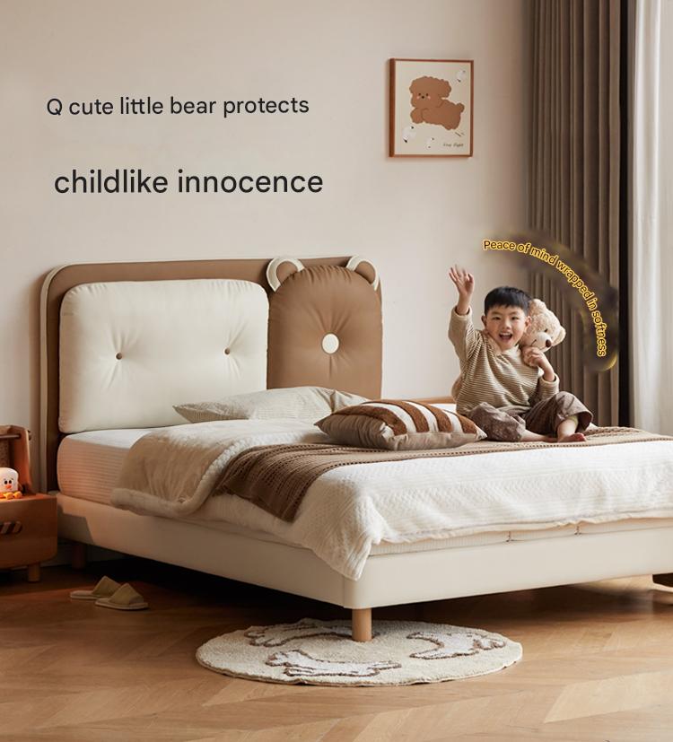 Organic Leather Children's Soft Bag Boy and Girl Bed