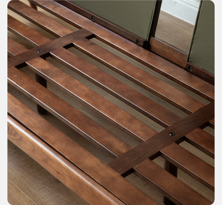 Black Walnut Solid Wood Armchair)