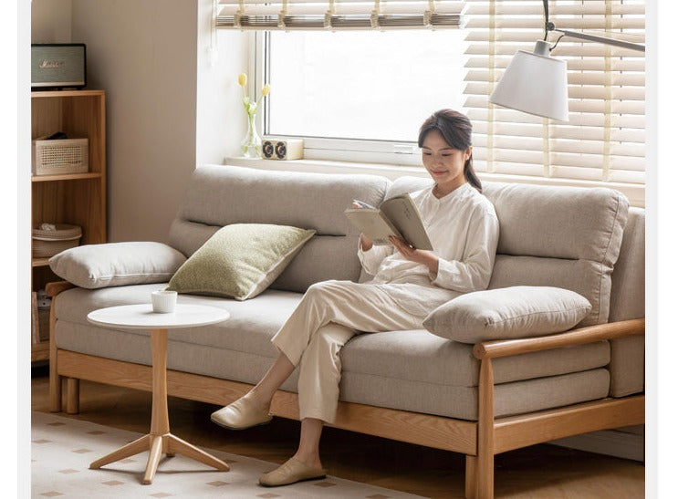 Oak Solid Wood Bed Sleepers Sofa