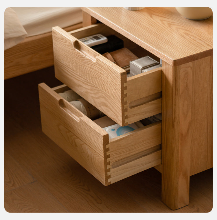 Oak Solid Wood Nightstand