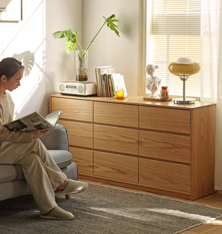 Oak, Black Walnut, Beech Solid Wood, Solid Rubberwood Storage Drawer