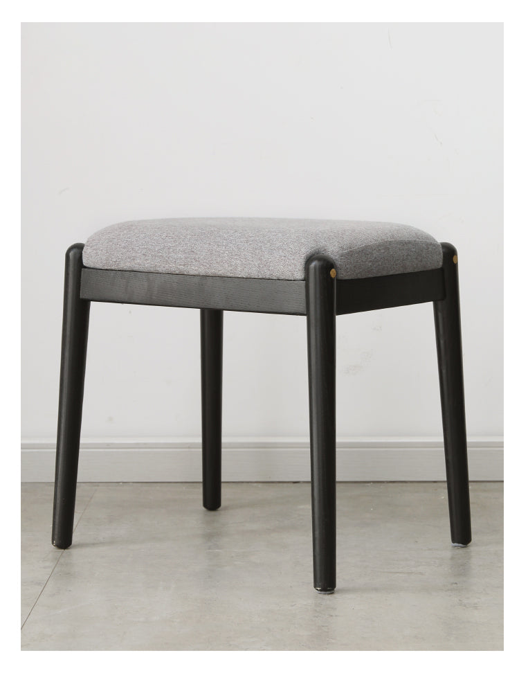 Oak, Birch Solid Wood Makeup Stool