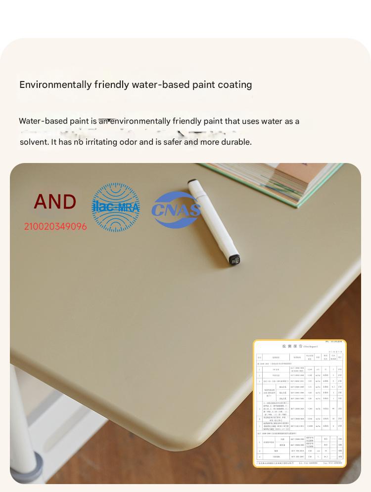 Poplar Solid Wood Study Children's Liftable Desk