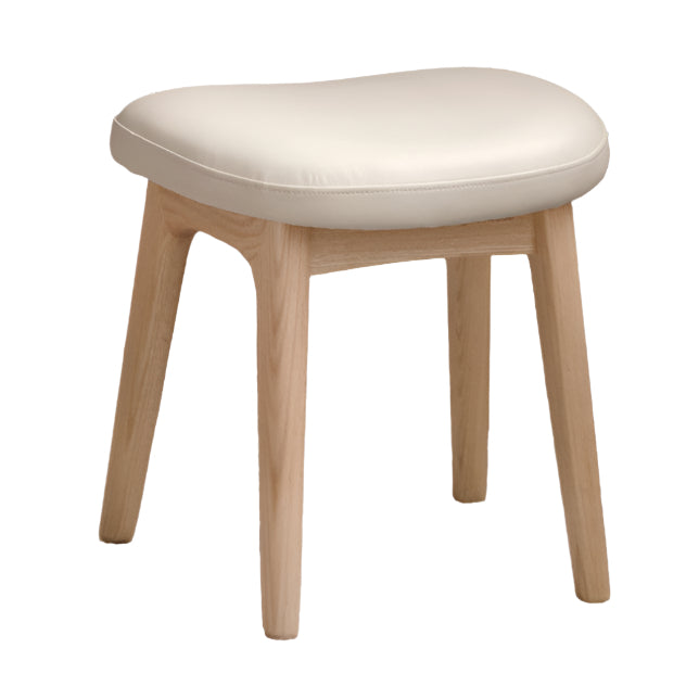 Ash, Black Walnut, Oak Solid Wood, Solid Longan Hardwood Makeup Stool