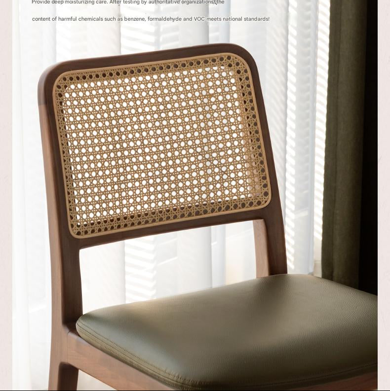 Set 4 pcs Black Walnut, Oak, Ash, Beech, Sandalwood Solid Wood Dining Chair