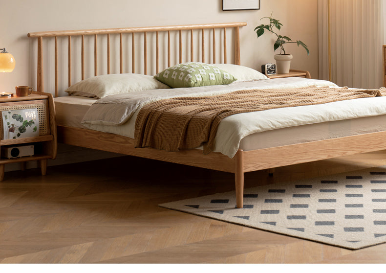 Oak, Beech Solid Wood Windsor Bed
