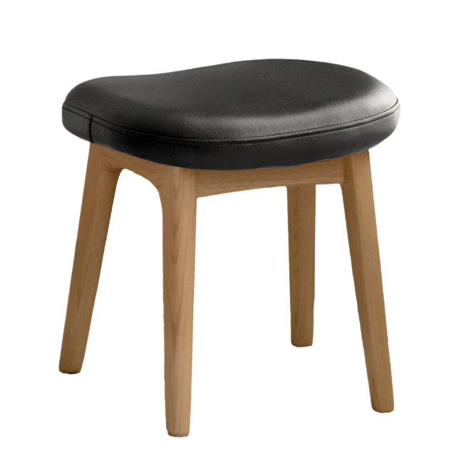 Ash, Black Walnut, Oak Solid Wood, Solid Longan Hardwood Makeup Stool