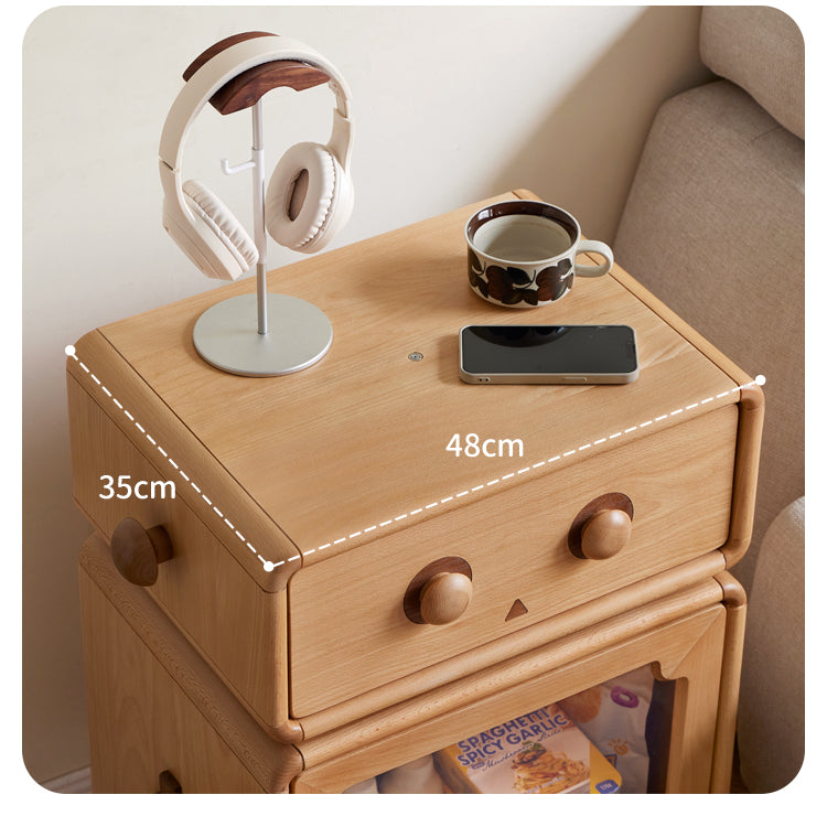Beech Solid Wood Children's Nightstand