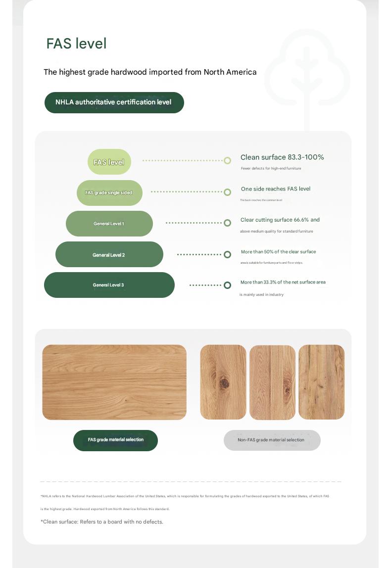 Oak solid wood platform bed, headboard-free Box bed