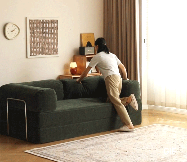 Fabric Modern Folding Dual-purpose Sofa,