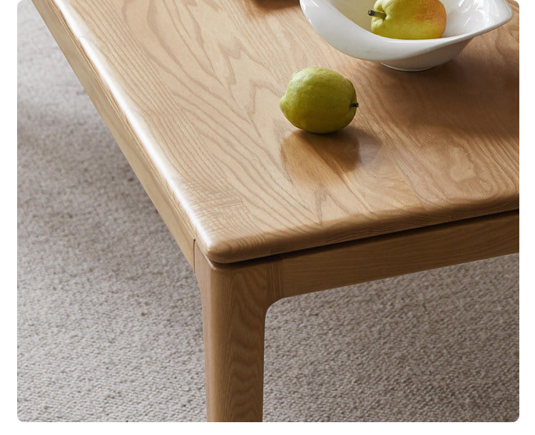 Red Oak, Ash Solid Wood Combination Coffee Table