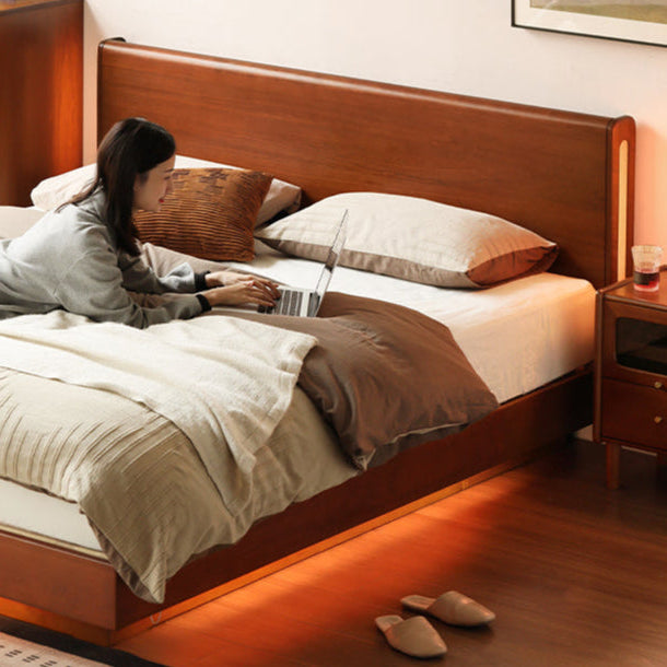 Poplar Solid Wood Box Storage Bed.