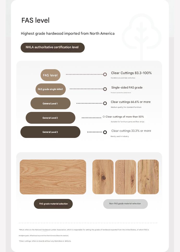 Ash, Black Walnut Solid Wood Modern Large Dining Table