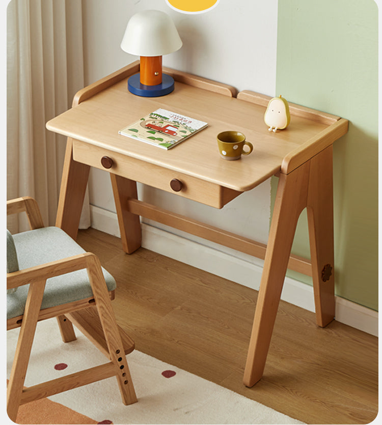 Beech Solid Wood Pure Children's Desk