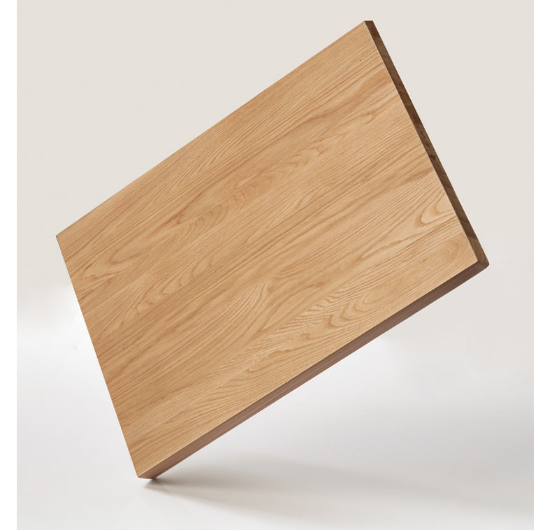 Oak,Rubberwood Solid Wood Box Simple Bed Log Style