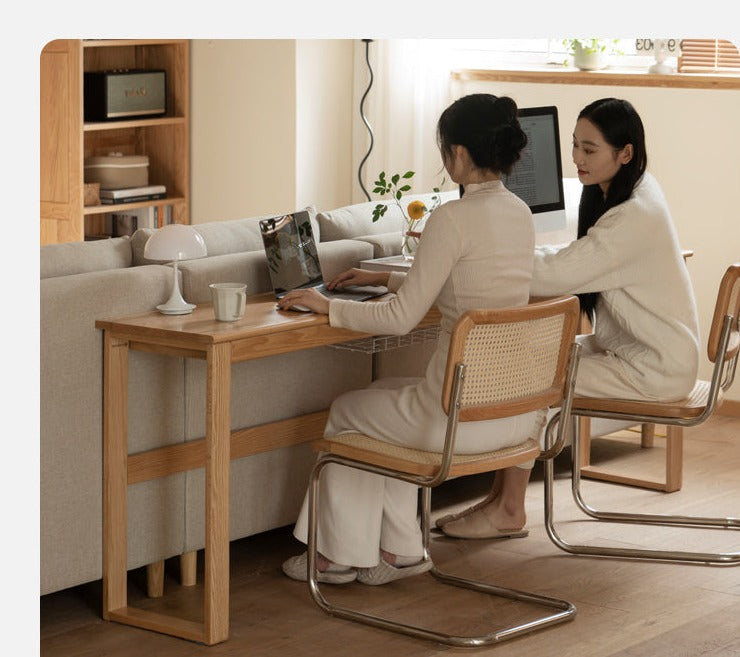 Oak, Poplar, Beech Solid Wood Long Office Desk