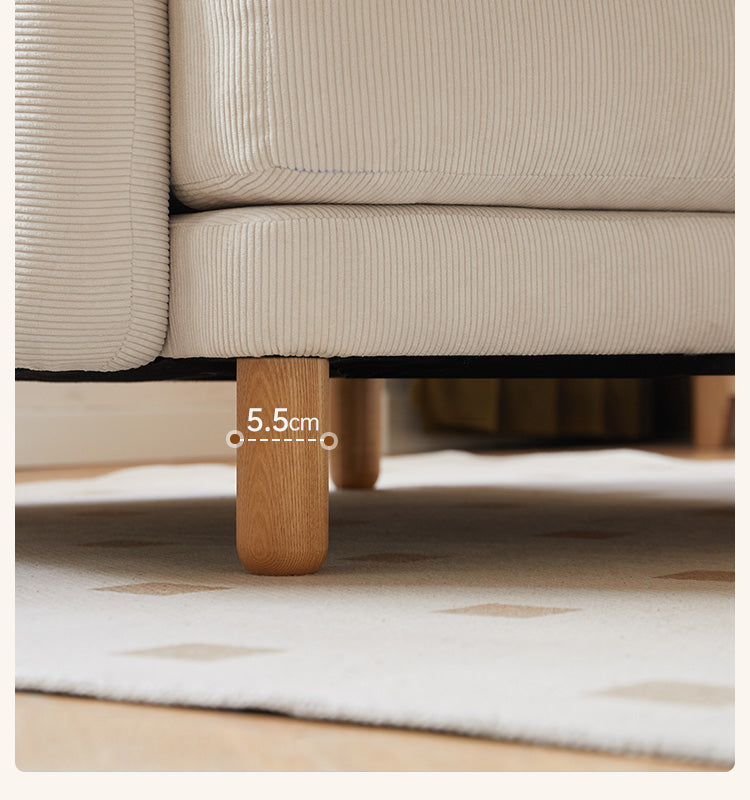 Cream Style goose down Leisure Fabric armchair)