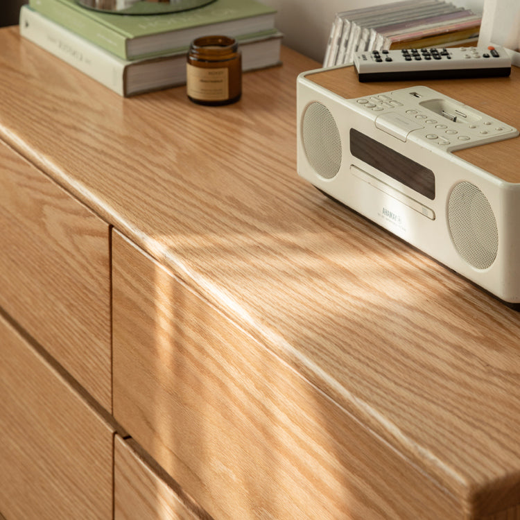 Oak, Black Walnut, Beech Solid Wood, Solid Rubberwood Storage Drawer