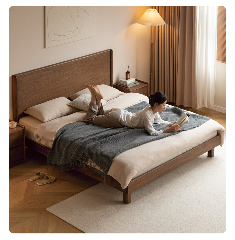 Ash, North American Black Walnut High Head Bed