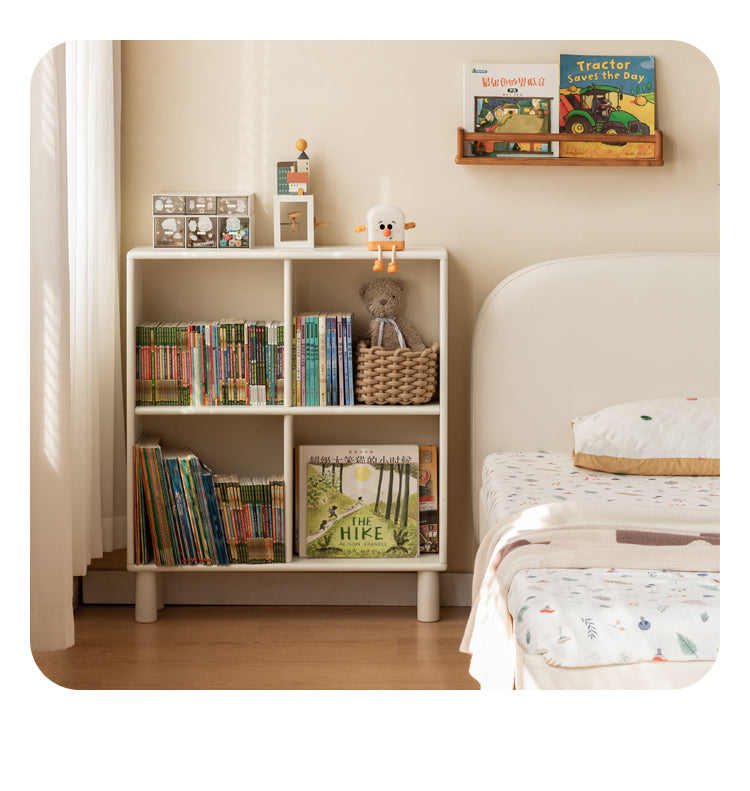 Rubber Solid Wood Cream Style Rack Combination Cabinet