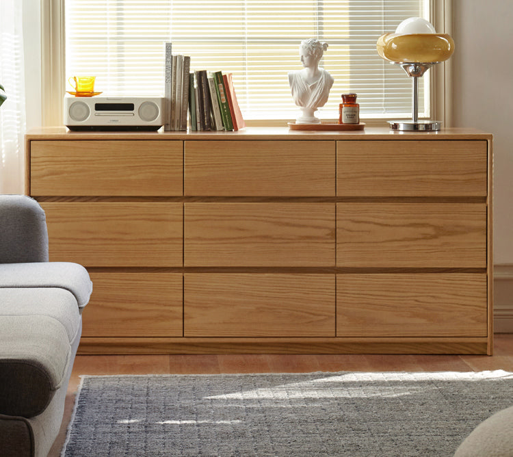Oak, Black Walnut, Beech Solid Wood, Solid Rubberwood Storage Drawer