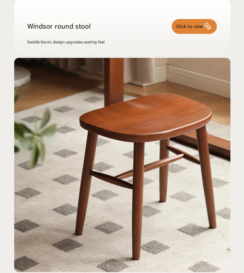 Poplar Solid Wood Multi Functional Retro Dressing Table.