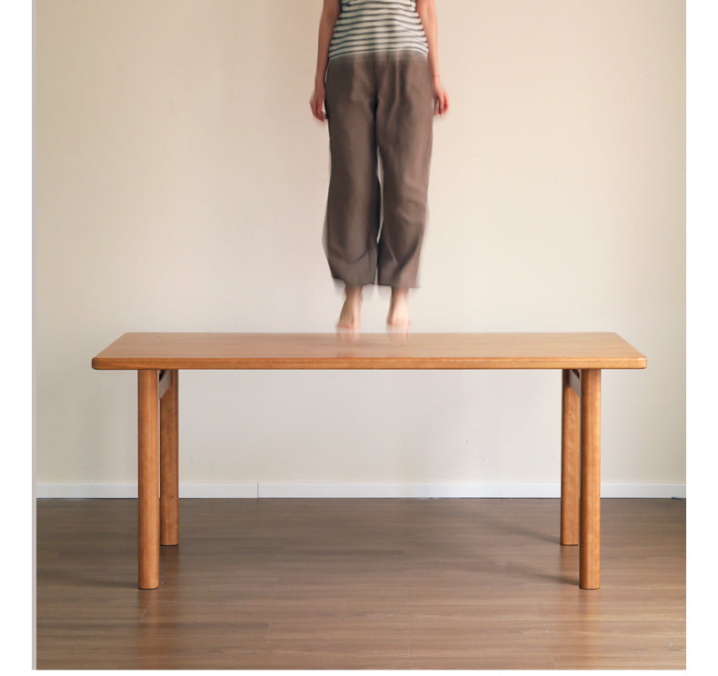 Cherry Solid Wood Large Dining Table