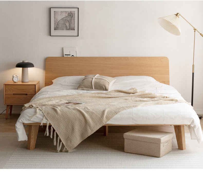 Oak Solid Wood Bed