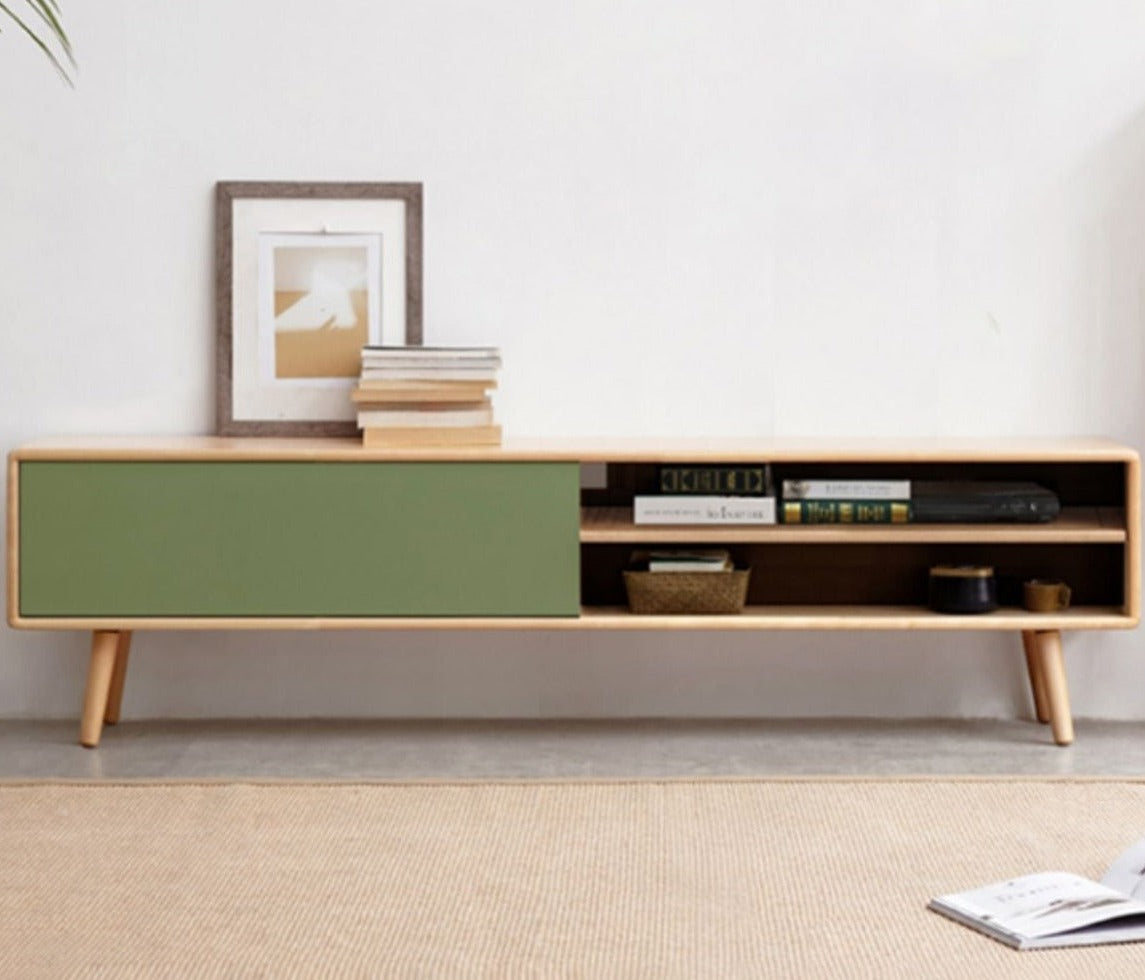 Oak Solid Wood Various Styles TV Stand Small Size