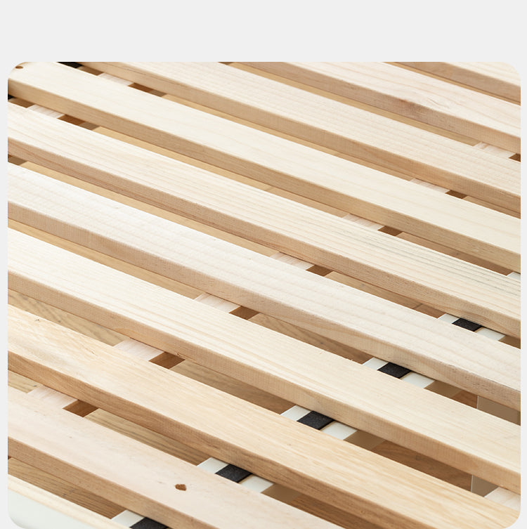 Сream style Organic Leather kid's Cloud Bed, suspended bed<