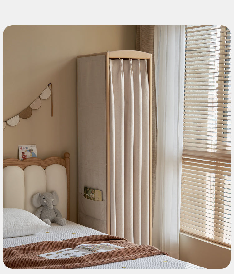 Birch Solid Wood Children's Wardrobe