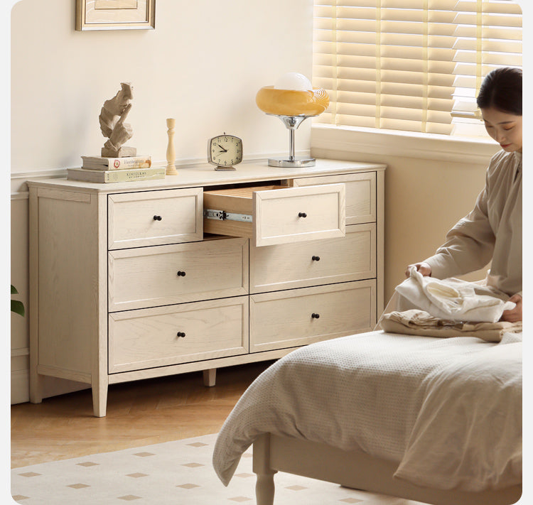 Oak Solid Wood American Style Chest of Drawers