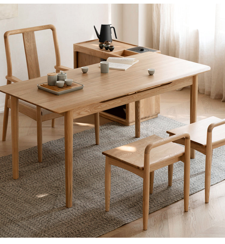 Oak, Ash Solid Wood Tea Maker Integrated Tea Table