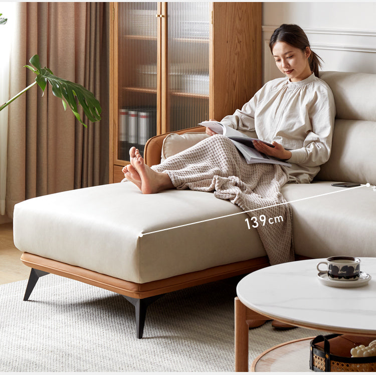Technology Fabric High Back Corner Sofa.