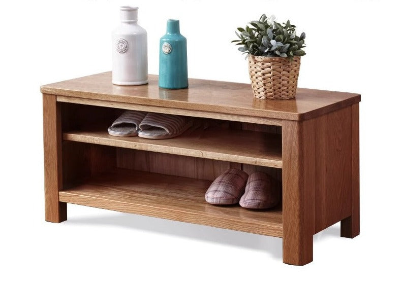 Shoe Storage Benchs Oak solid wood"