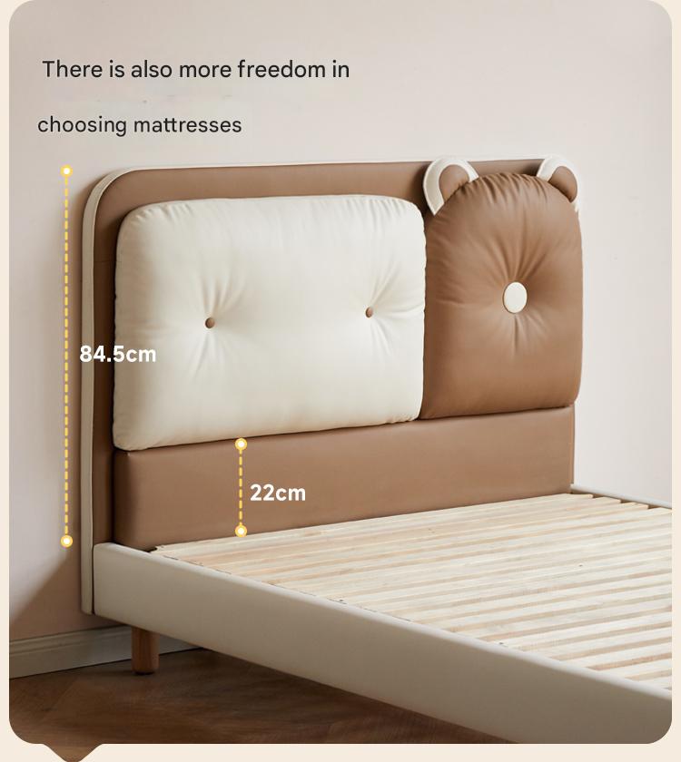 Organic Leather Children's Soft Bag Boy and Girl Bed