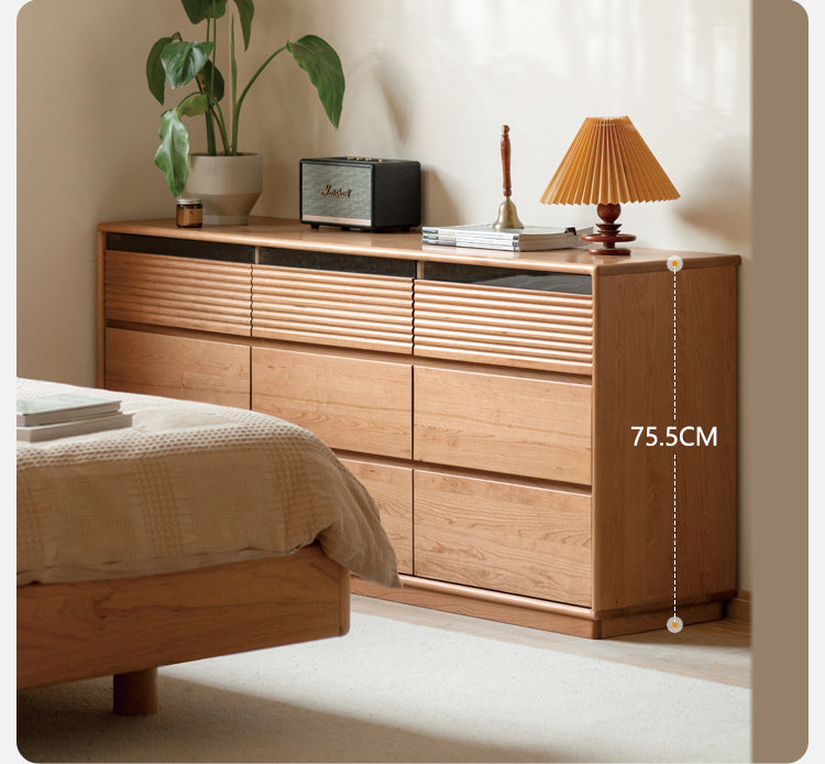 Cherry Solid Wood Chest Of Drawers