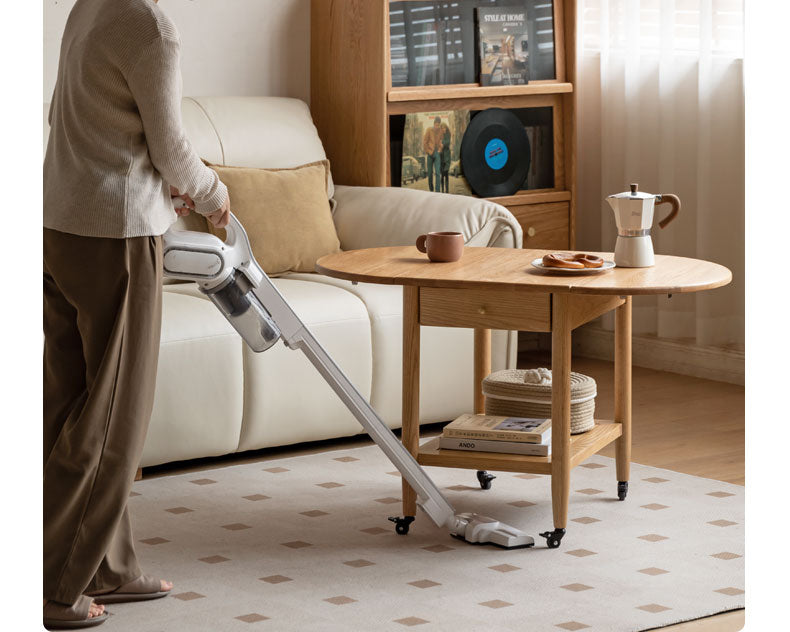 Oak Solid Wood Small Folding Coffee Table