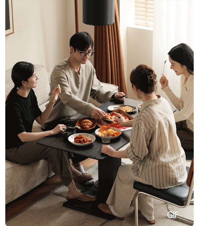 Oak Solid Wood Elevating Coffee Table