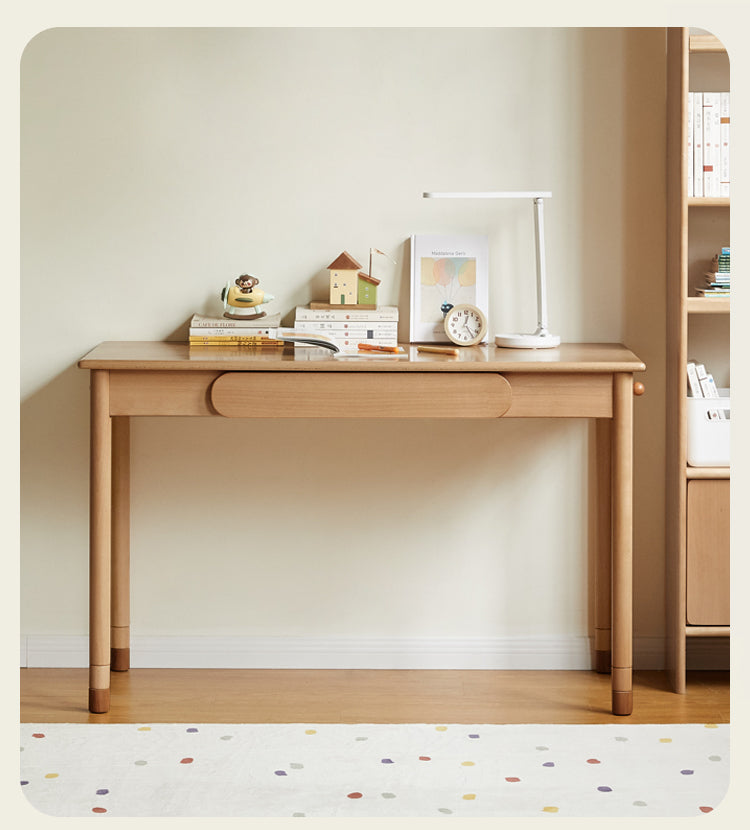 Beech Solid Wood Children's Study Table.