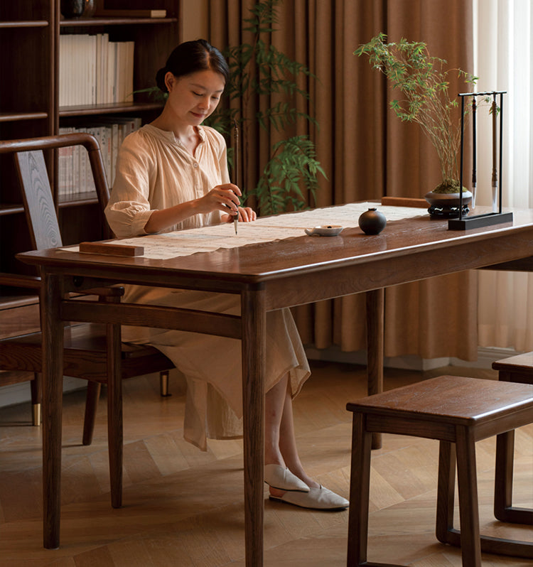 Ash Solid Wood Modern Tea Table