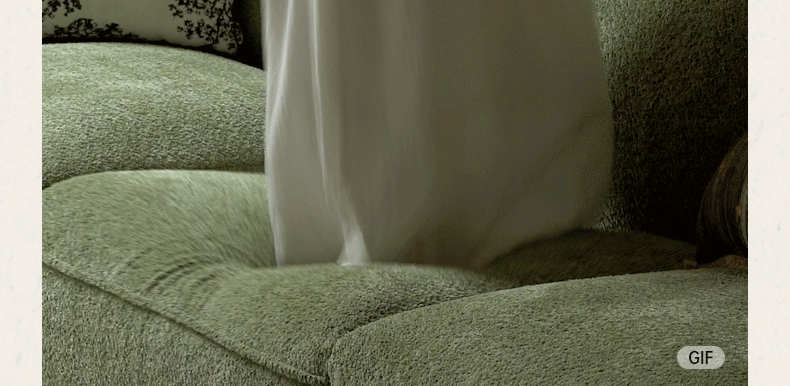 Antique style tofu block imitation cashmere Fabric Sofa