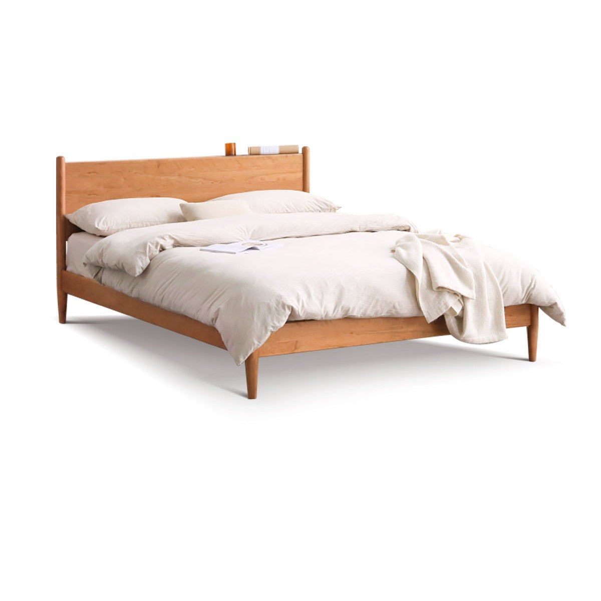 Oak, Black Walnut, Сherry Wood Bed